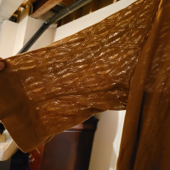 Brown short sleeve cardigan - Picture 6 of 6